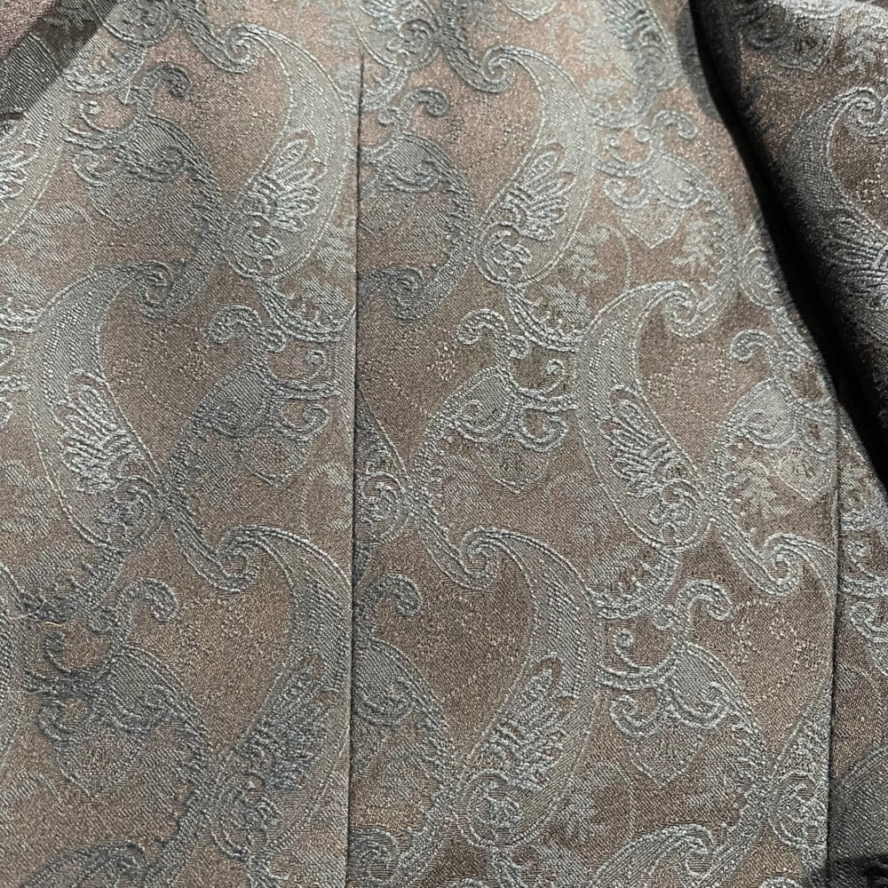 Jos. A. Bank Mens 42 Regular Teal Paisley Jacquard Slim Fit Blazer Suit Jacket - Picture 5 of 8